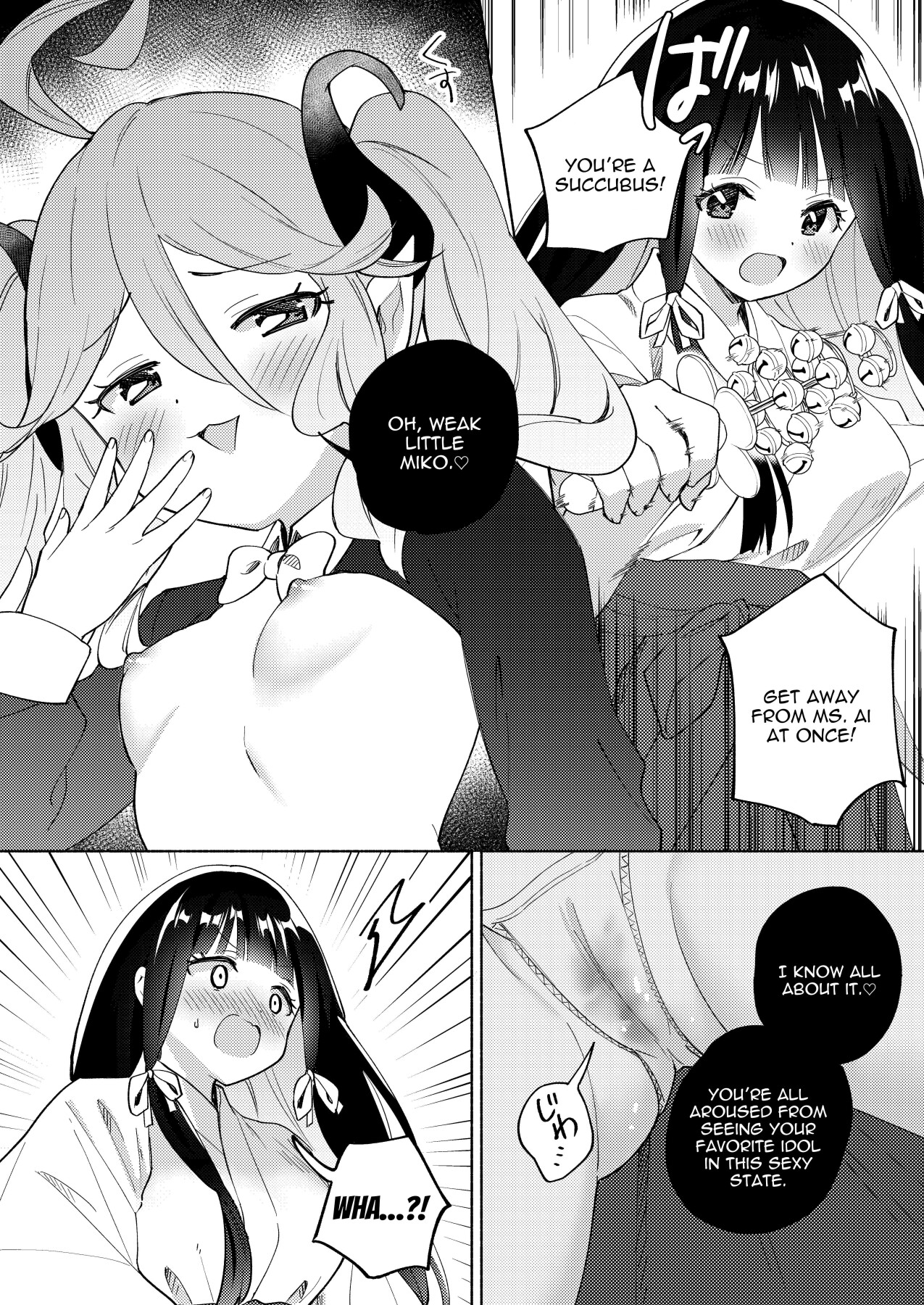 Hentai Manga Comic-Titititititty Breasty Lesbian Joint Publication-Read-50